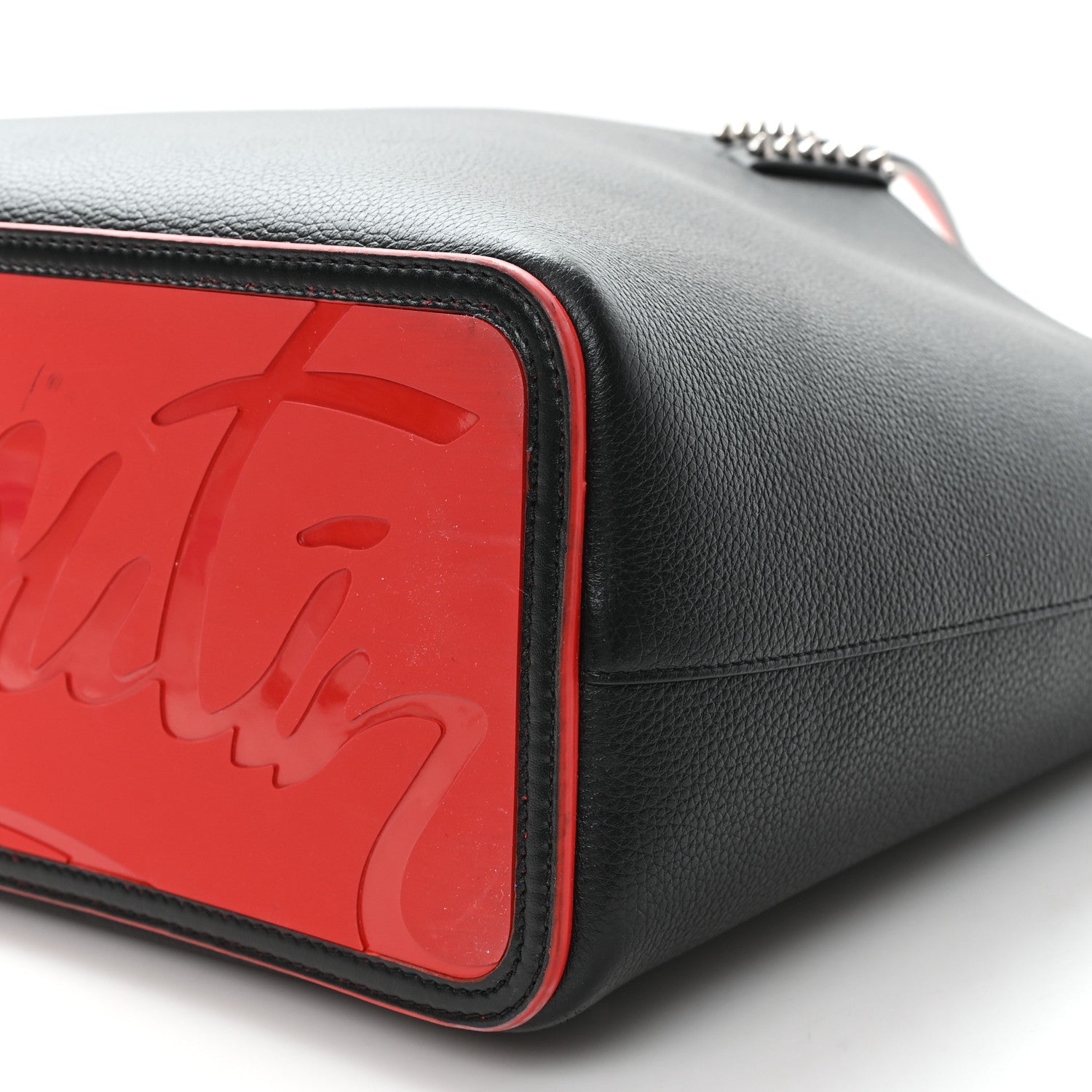 Calfskin Spikes East West Cabata Tote Black