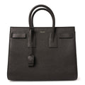 Grained Calfskin Small Sac De Jour Dark Brown