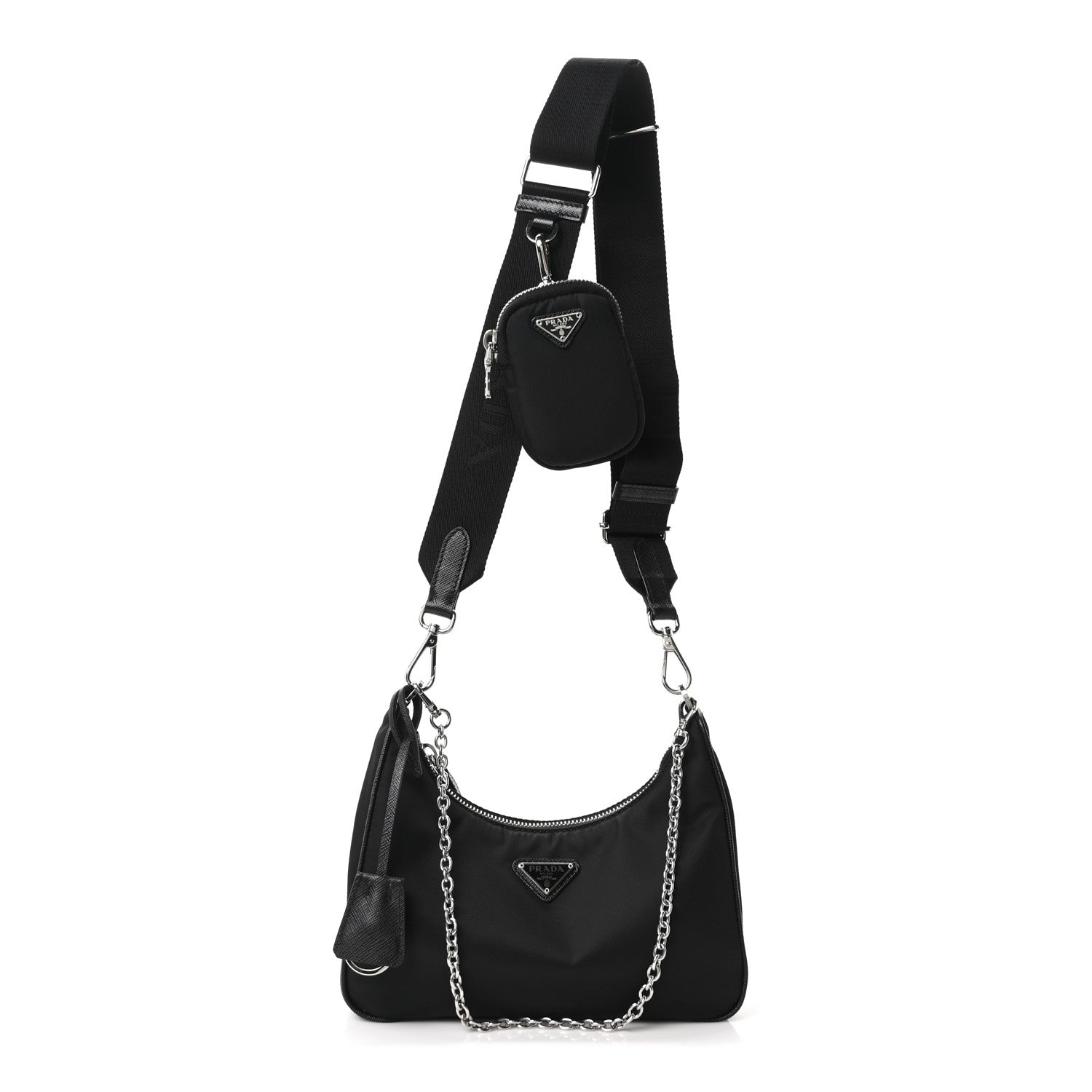 Nylon Re-Edition 2005 Shoulder Bag Black