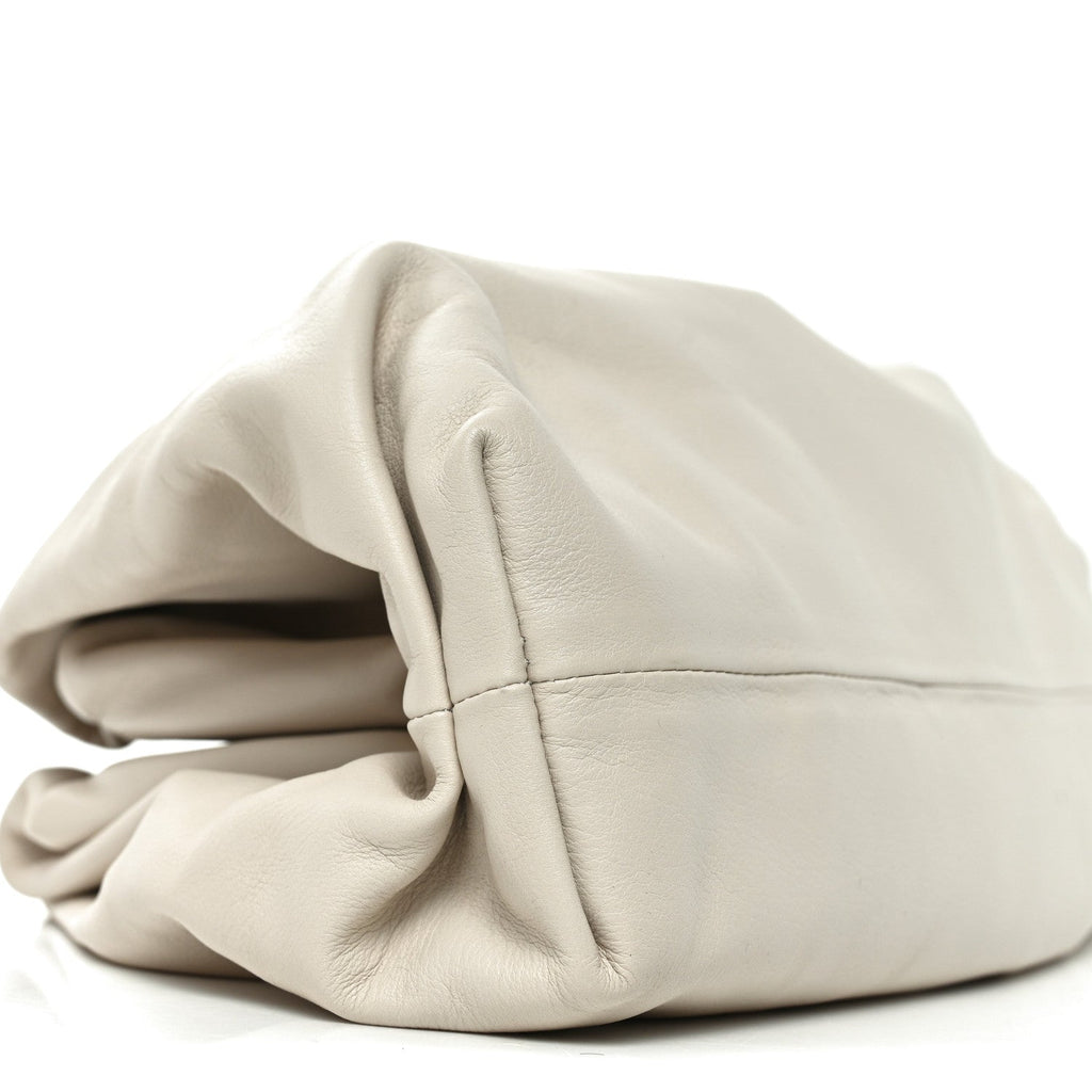 Smooth Butter Calf The Pouch Oversized Clutch Plaster