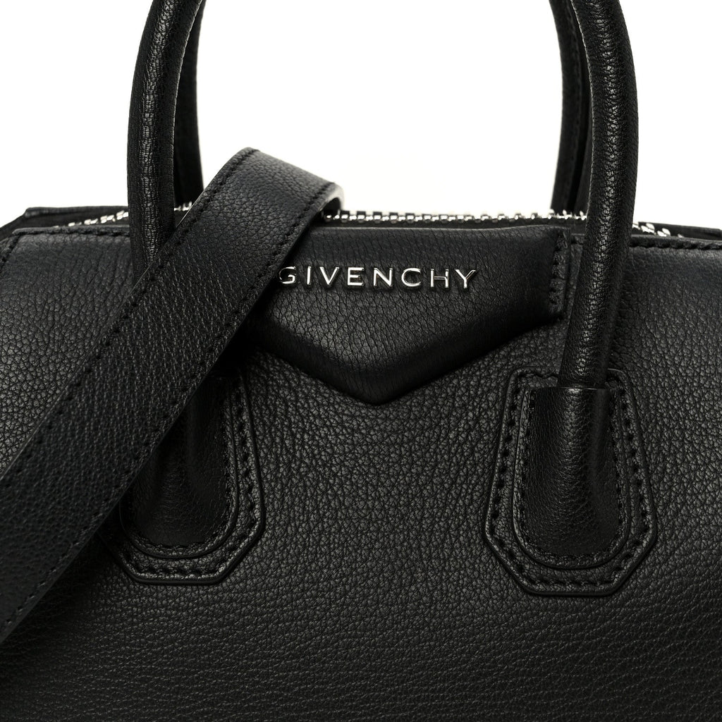 Sugar Goatskin Mini Antigona Black