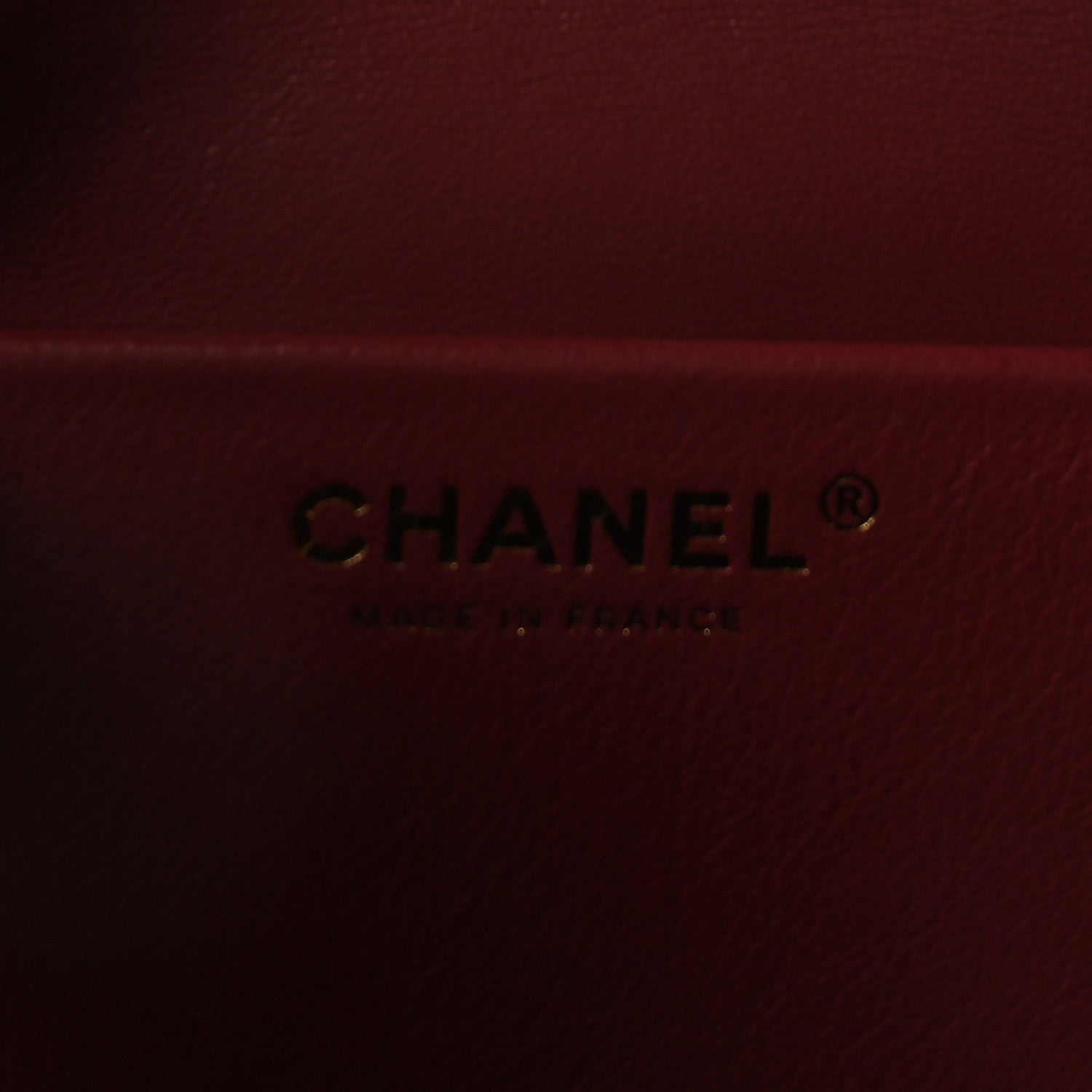 Grained Calfskin Small Souplissimo Maxi Flap Burgundy