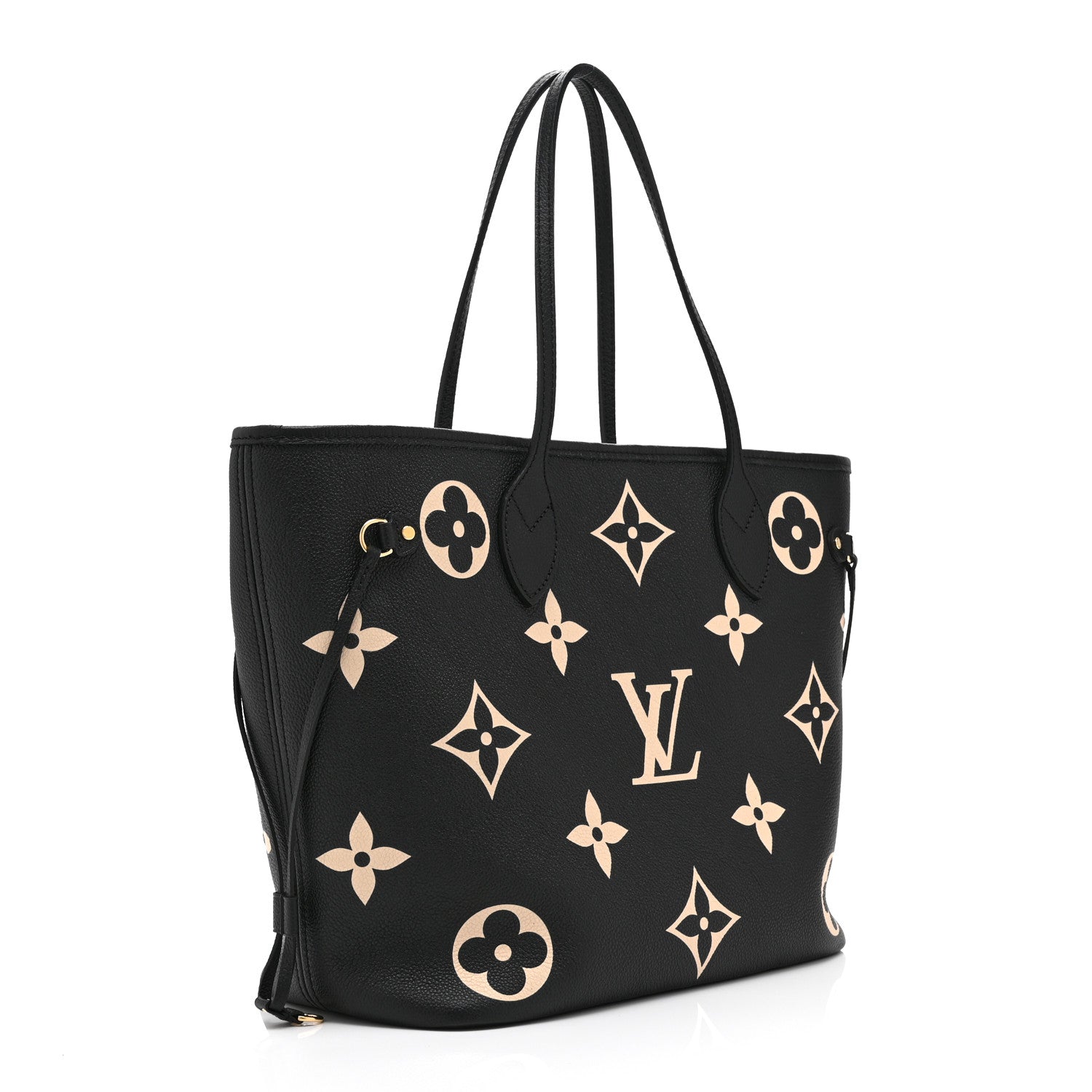 Empreinte Monogram Giant Neverfull MM Black Beige
