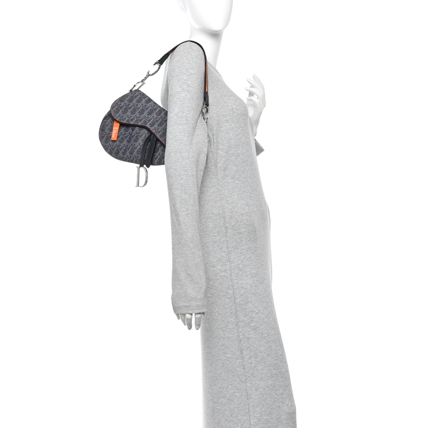 Denim Monogram Flight Saddle Bag