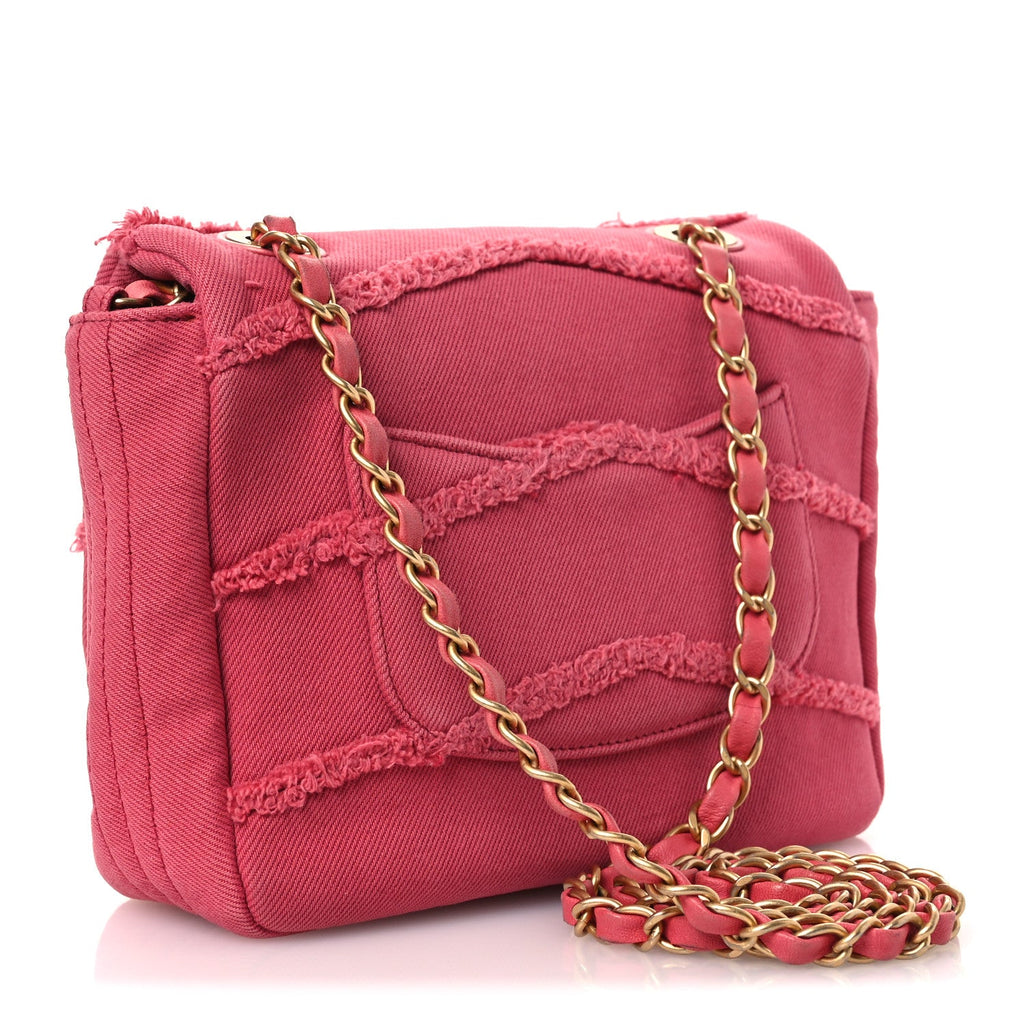 Denim Coco Flap Pink