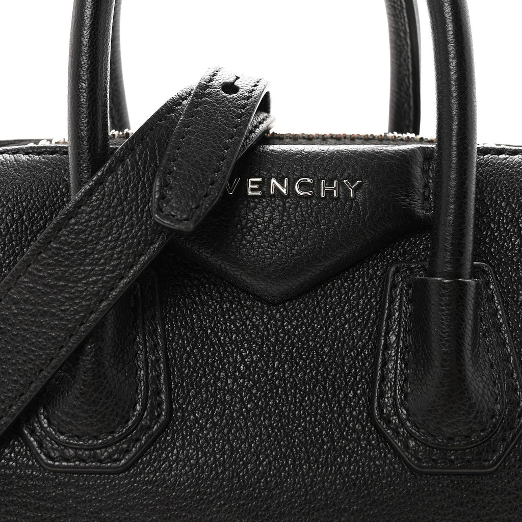 Sugar Goatskin Mini Antigona Black
