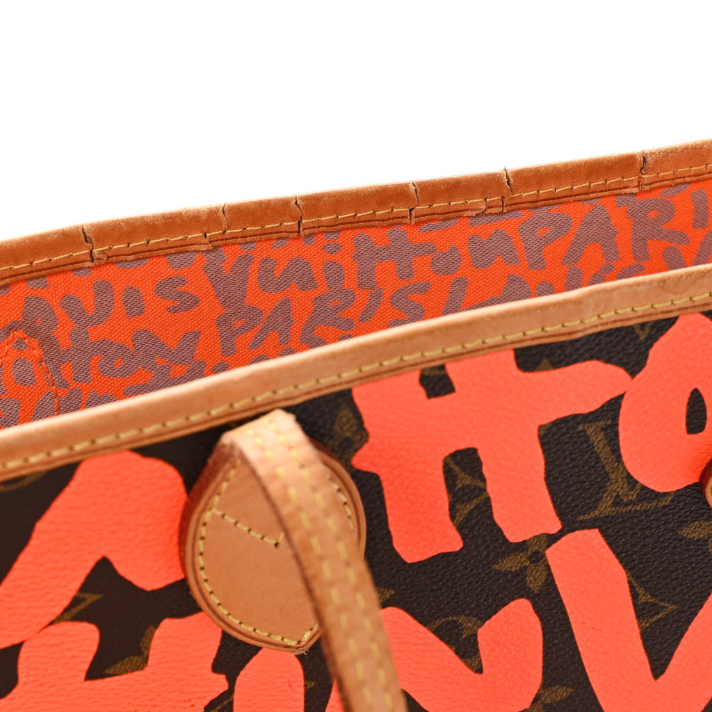 Monogram Graffiti Neverfull GM Orange