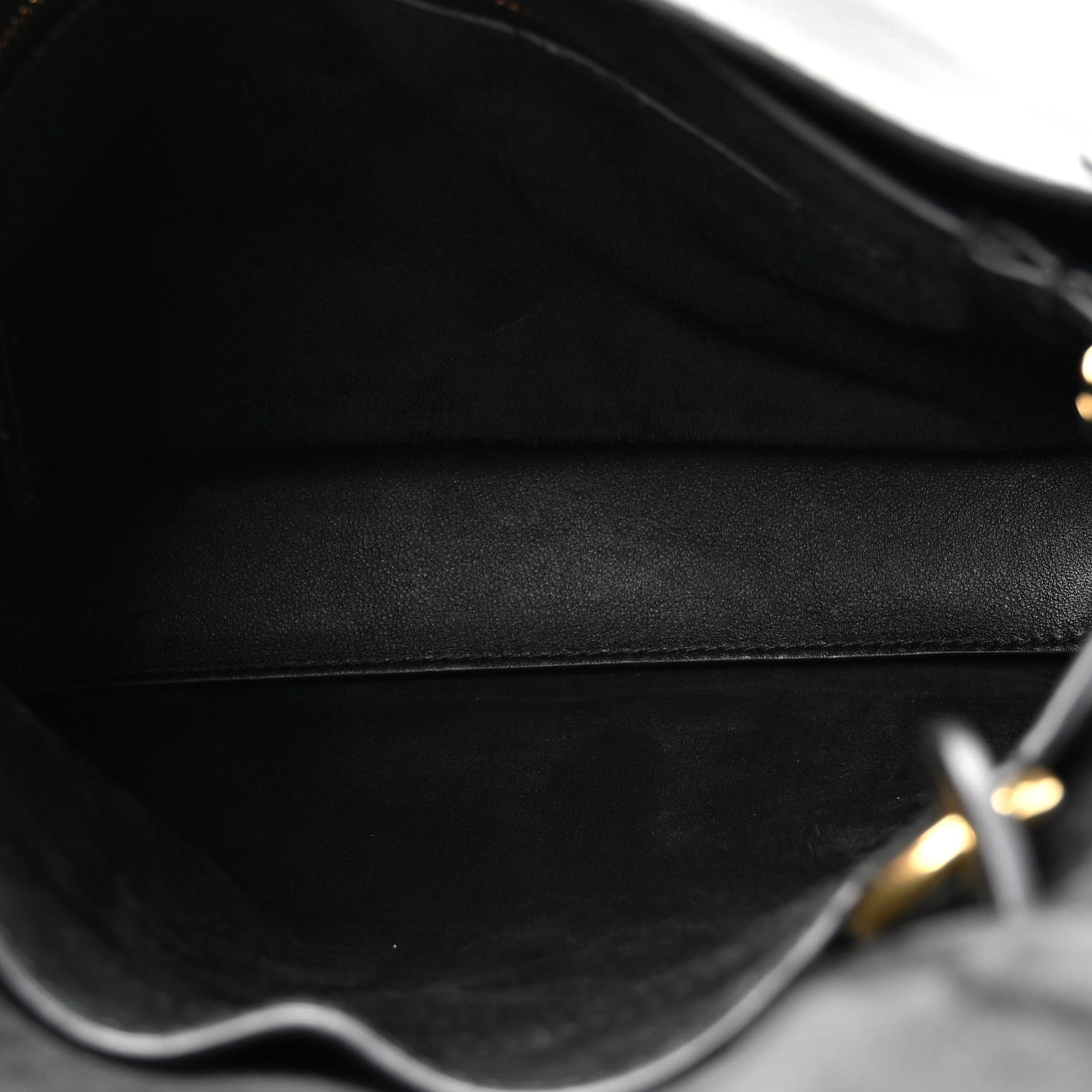 Silky Calfskin Small Ciao Ciao Black