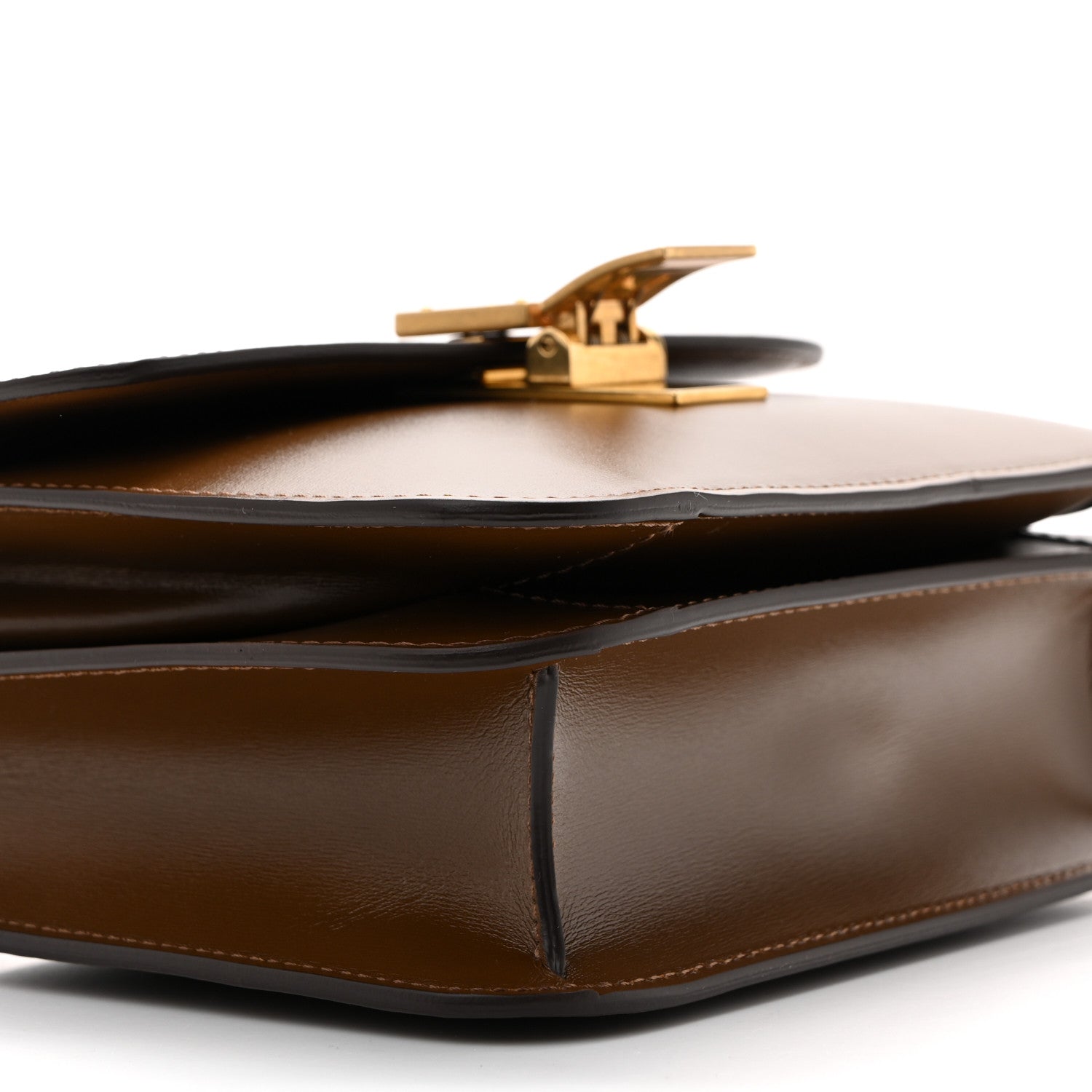 Box Calfskin Teen Classic Box Flap Bag Camel