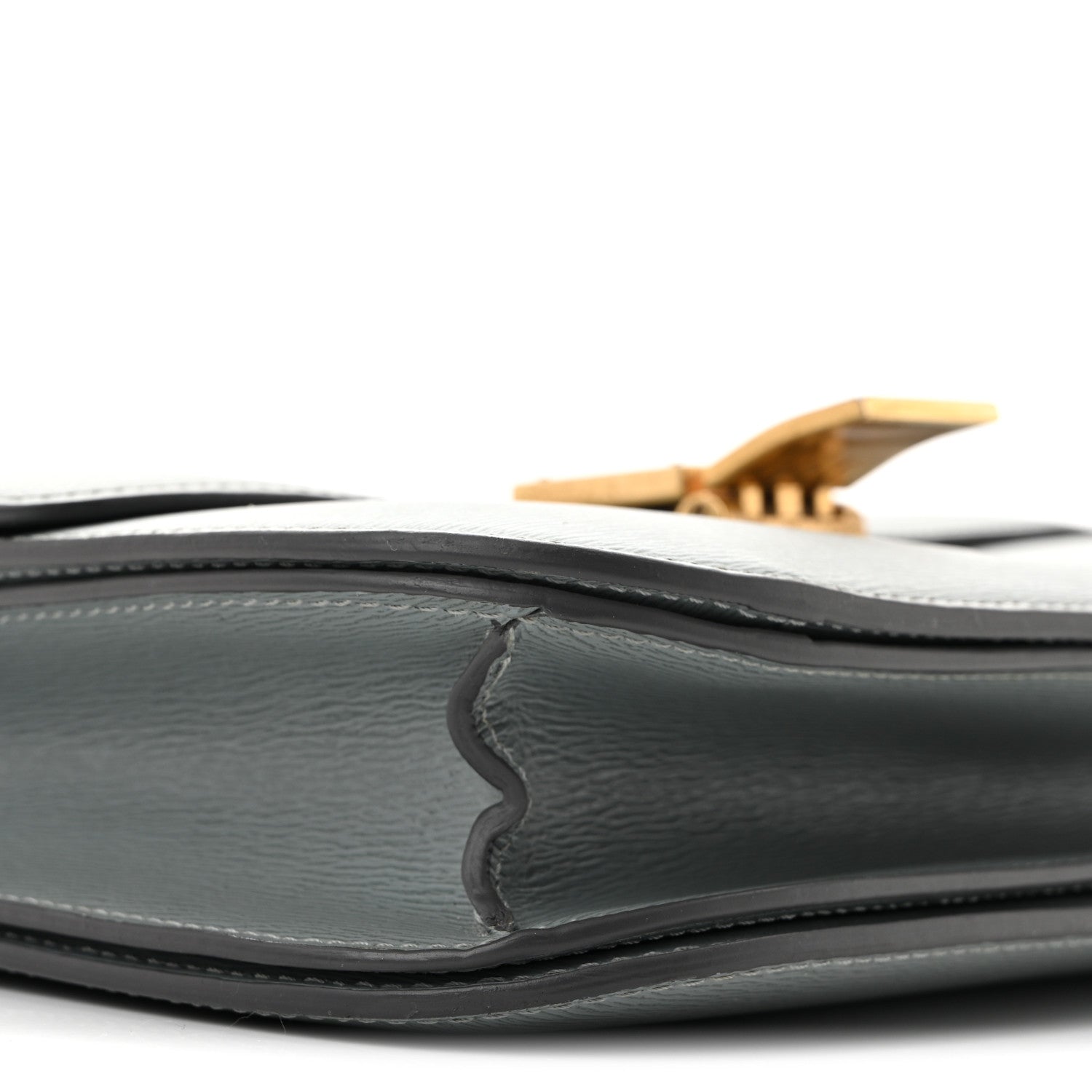 Liege Calfskin Medium Classic Box Flap Bag Storm