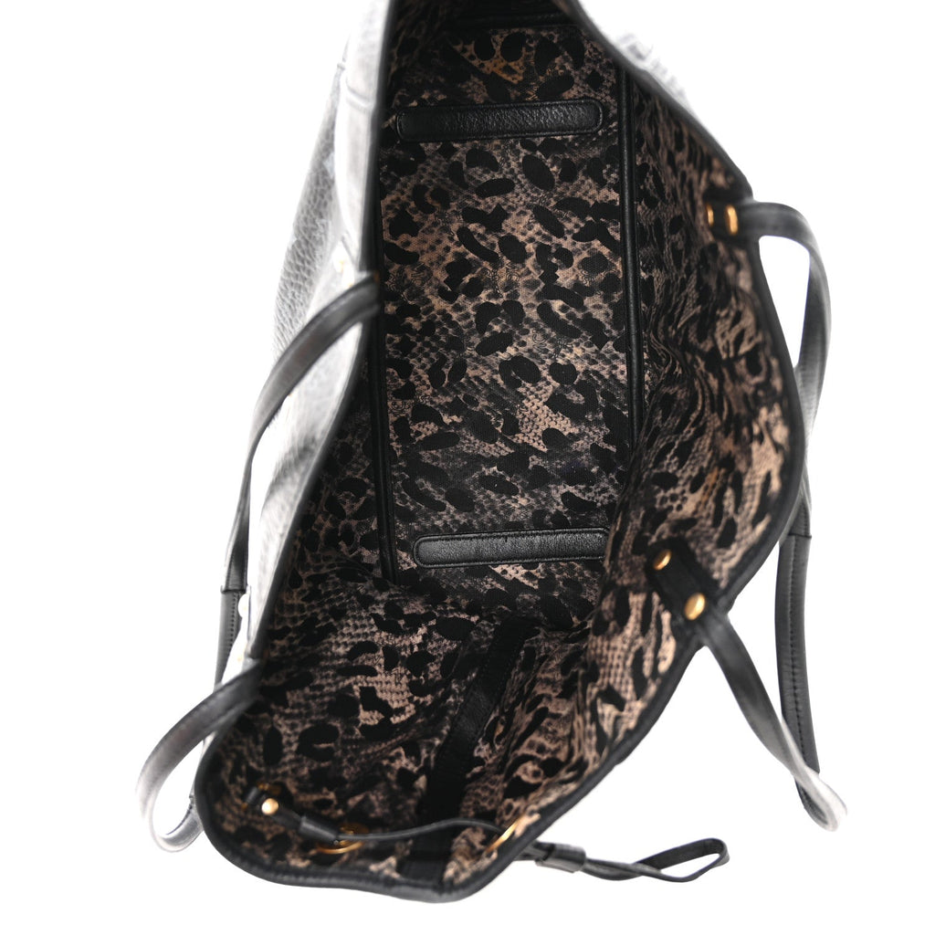 Medium Project Reversible Shopper Tote Black