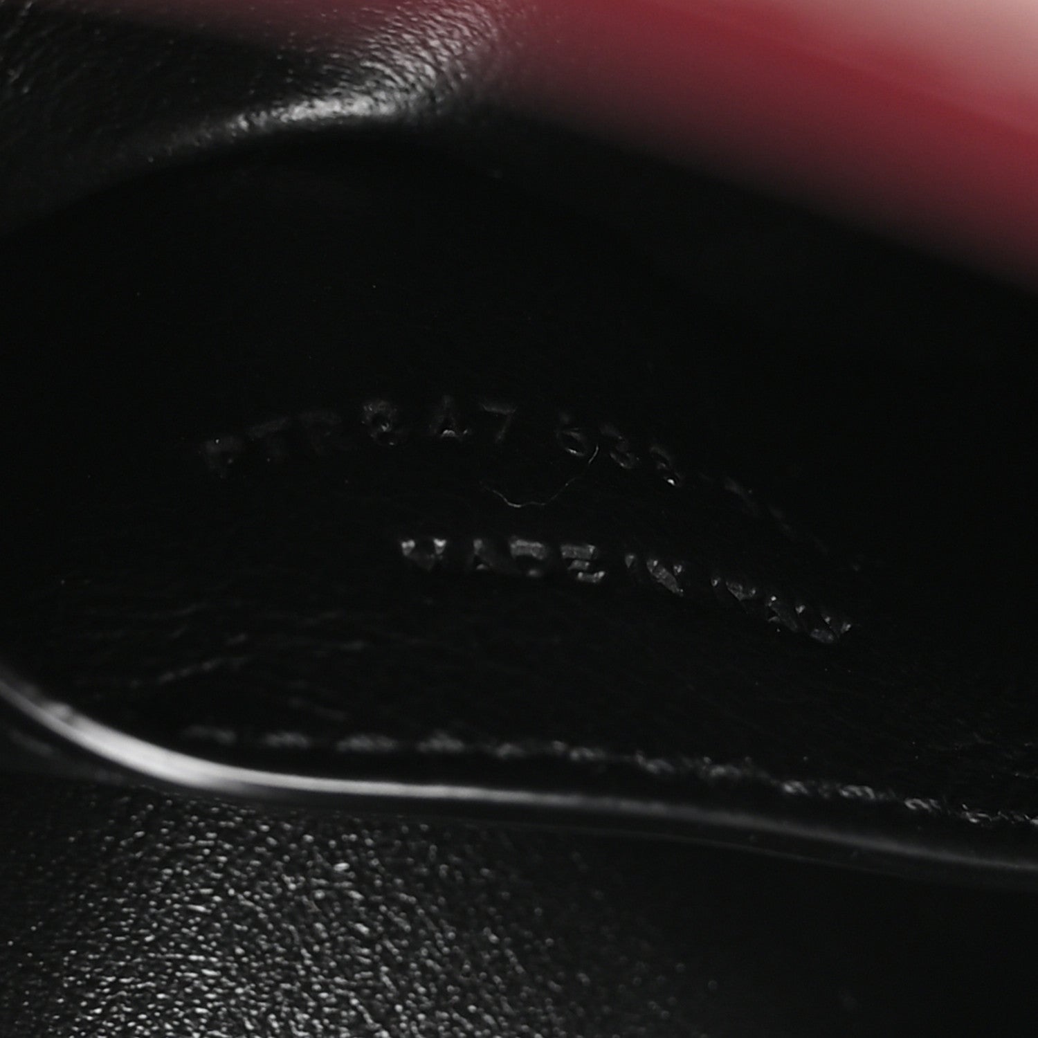Lambskin Small Cassandre Envelope Pouch Dark Ruby