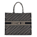 Oblique Large Book Tote Blue Multicolor