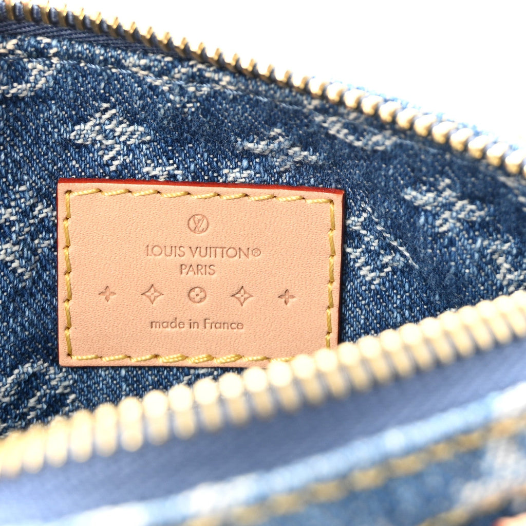 Monogram Denim Nano Speedy Blue