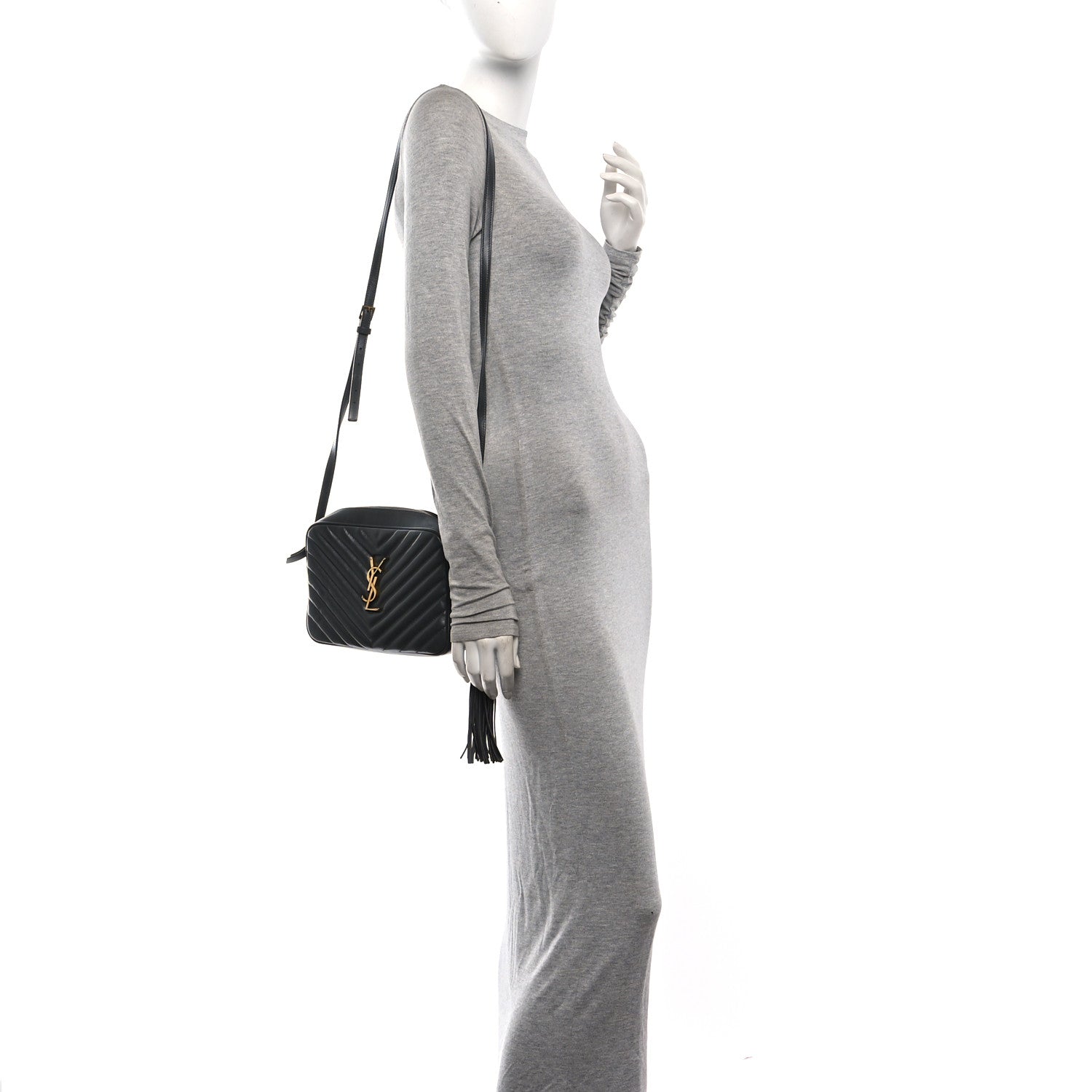 Calfskin Matelasse Monogram Lou Camera Bag Storm Storm