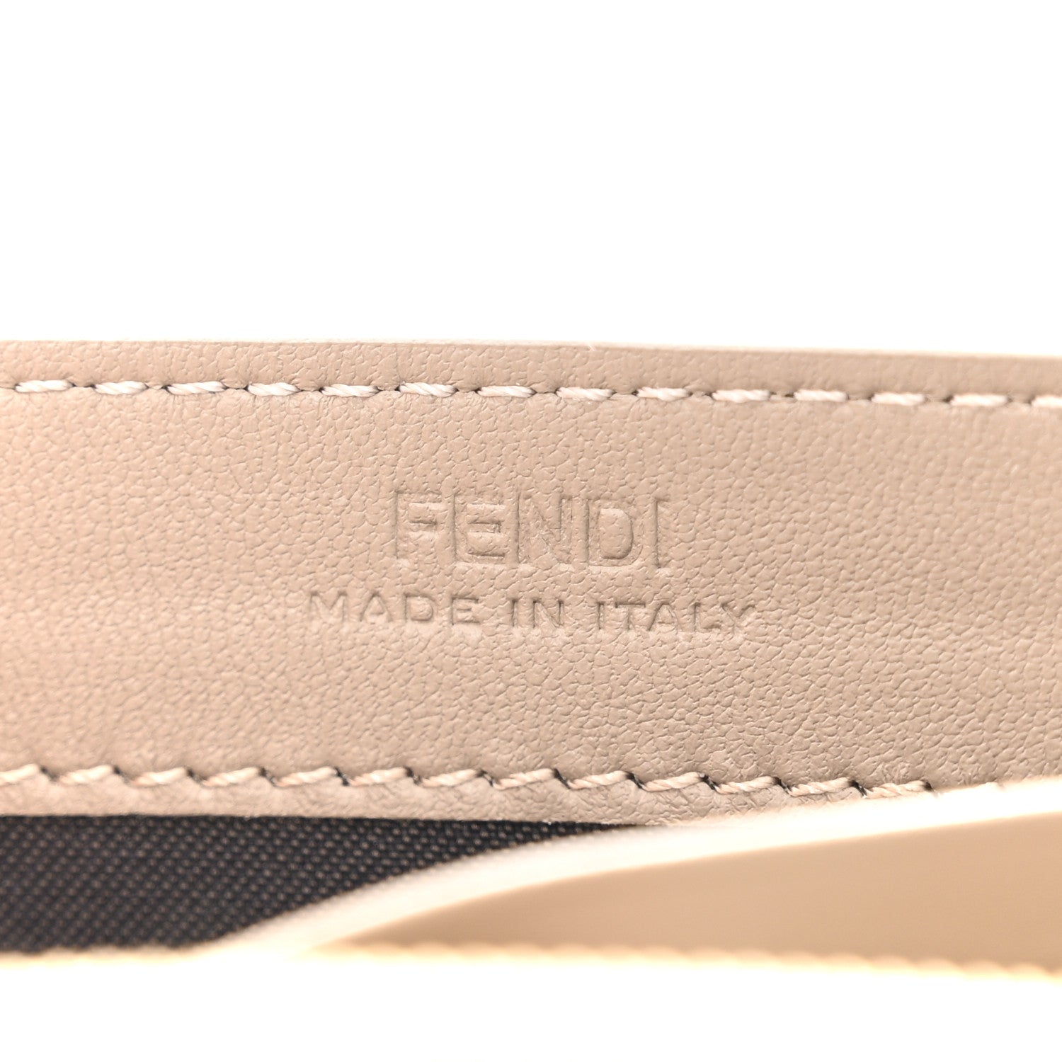 Nappa Matisse FF Embossed Continental Wallet On Chain Tortora