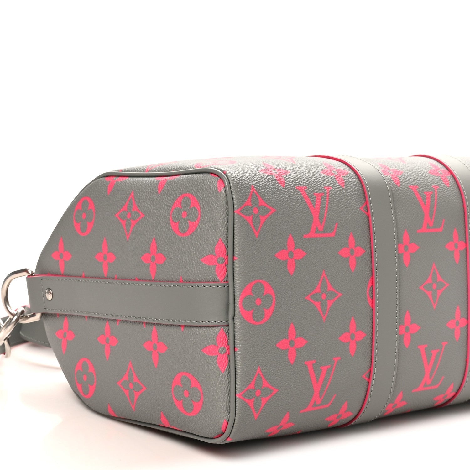 Monogram Glow Up Keepall Bandouliere 35 Grey Pink