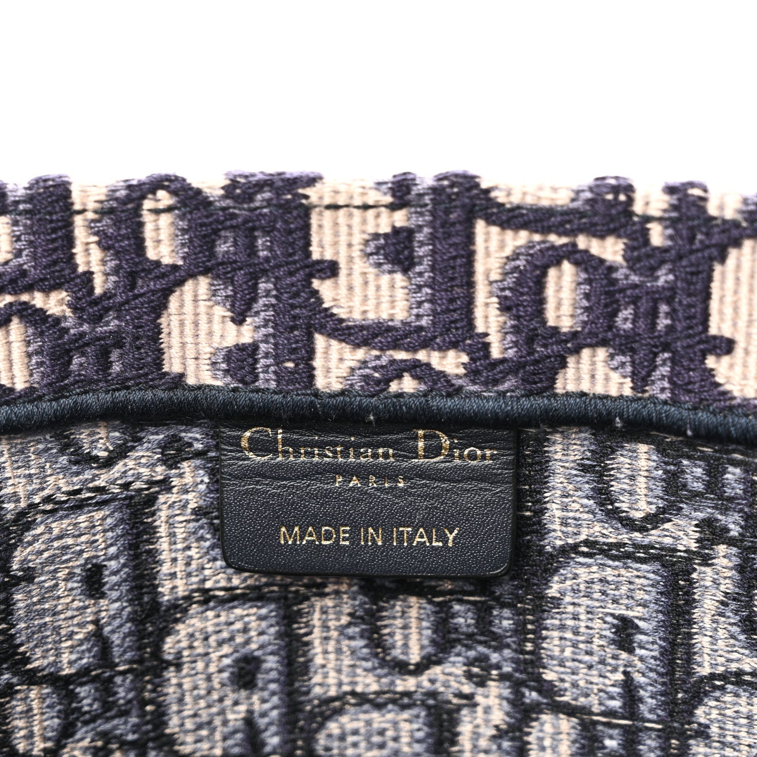 Oblique Medium Book Tote Blue Multicolor