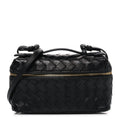 Calfskin Intrecciato Bang Bang Vanity Case Black