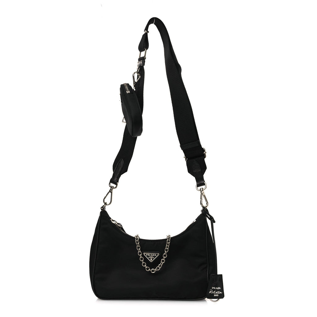 Nylon Re-Edition 2005 Shoulder Bag Black