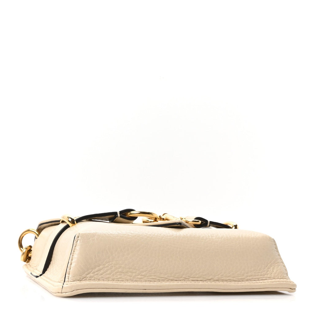 Calfskin Mini Cape Crossbody Sweet Beige