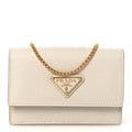 Saffiano Card Holder With Chain Talco