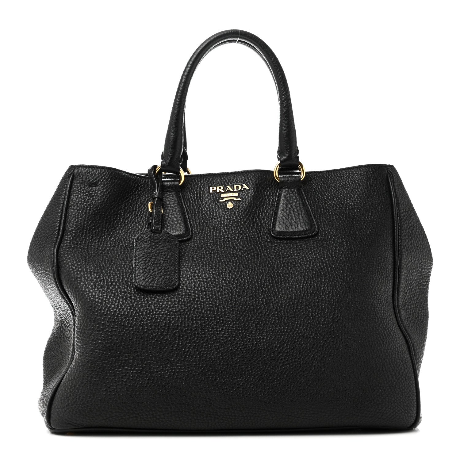 Vitello Daino Tote Black
