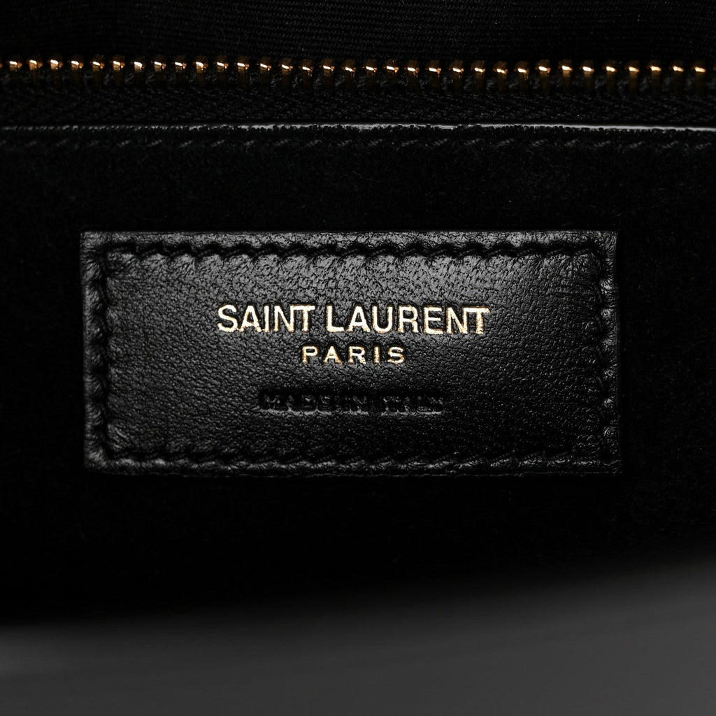 Box Calfskin Monogram Large Solferino Shoulder Bag Black