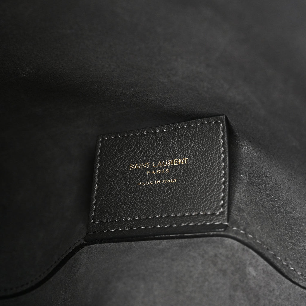 Calfskin Large Shopping Tote Earth