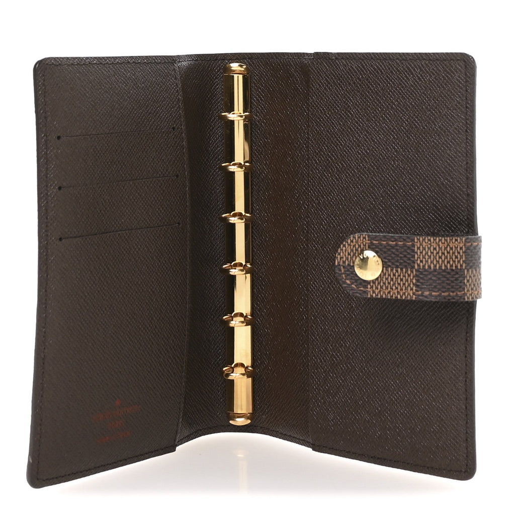 Damier Ebene Small Ring Agenda Cover