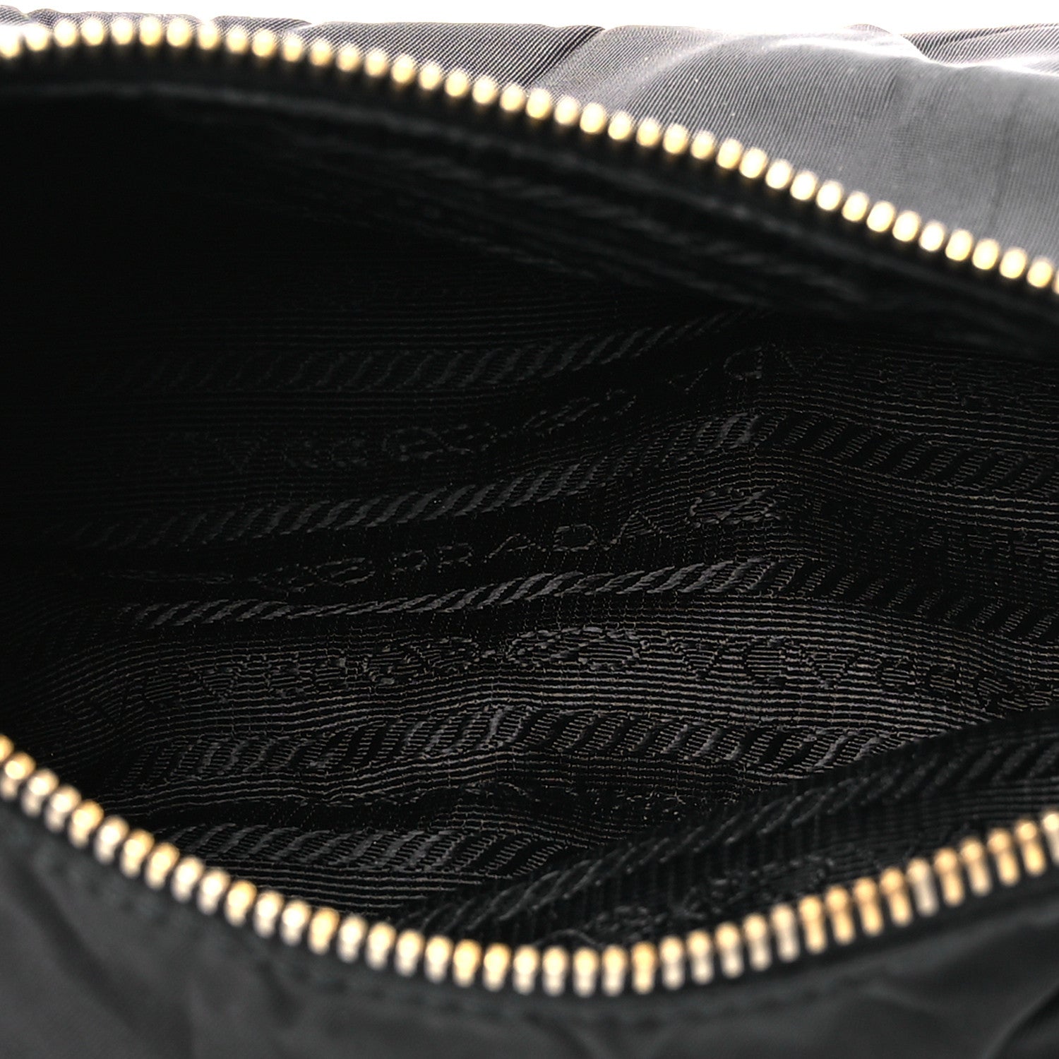 Tessuto Nylon Pochette Bag Black