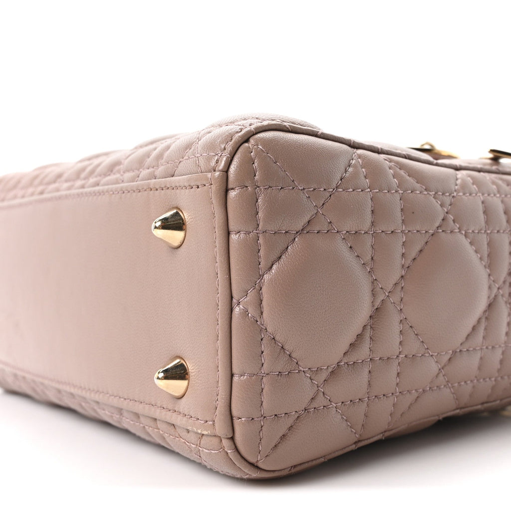 Lambskin Cannage Small Lucky Badges My Lady Dior Fard