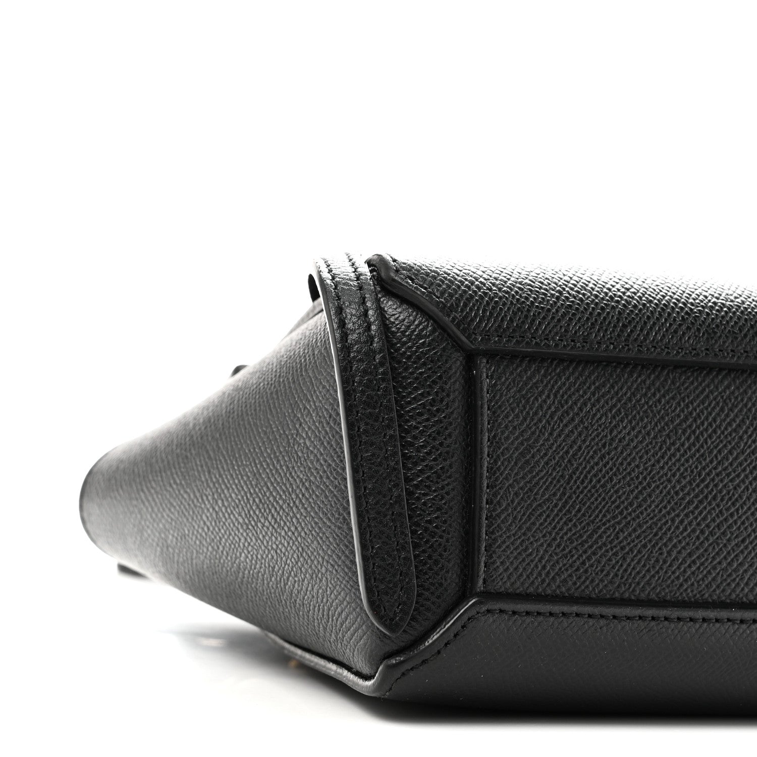 Grained Calfskin Pico Belt Bag Black