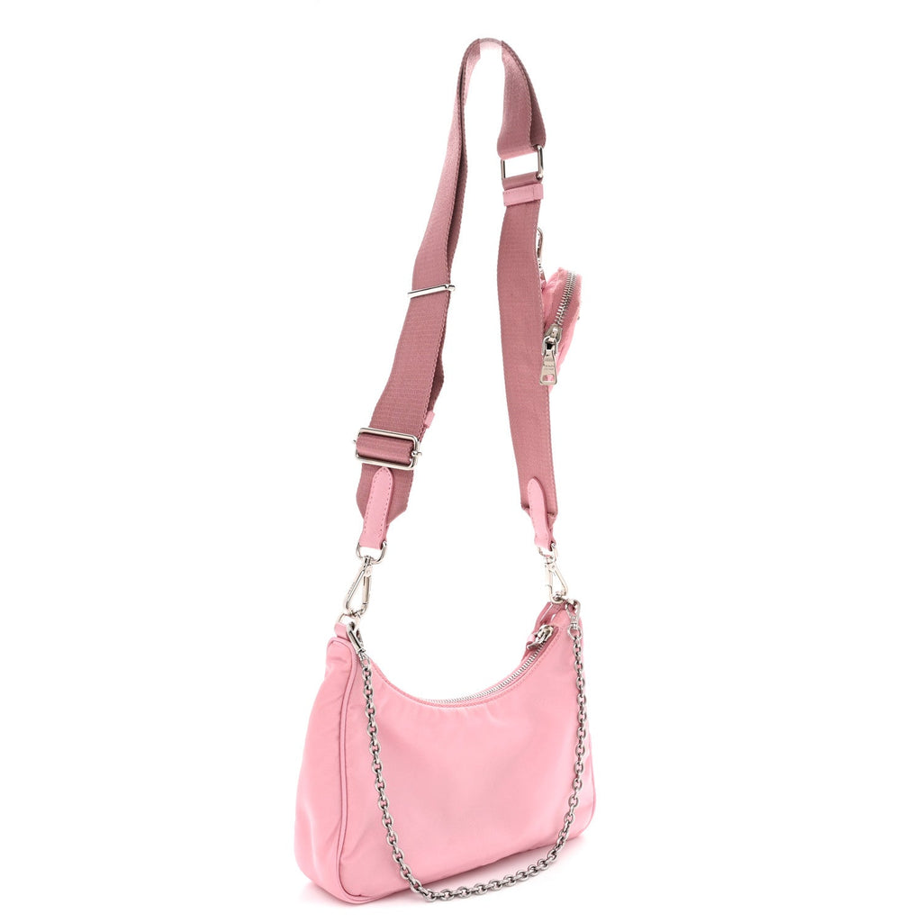 Nylon Re-Edition 2005 Shoulder Bag Rosa
