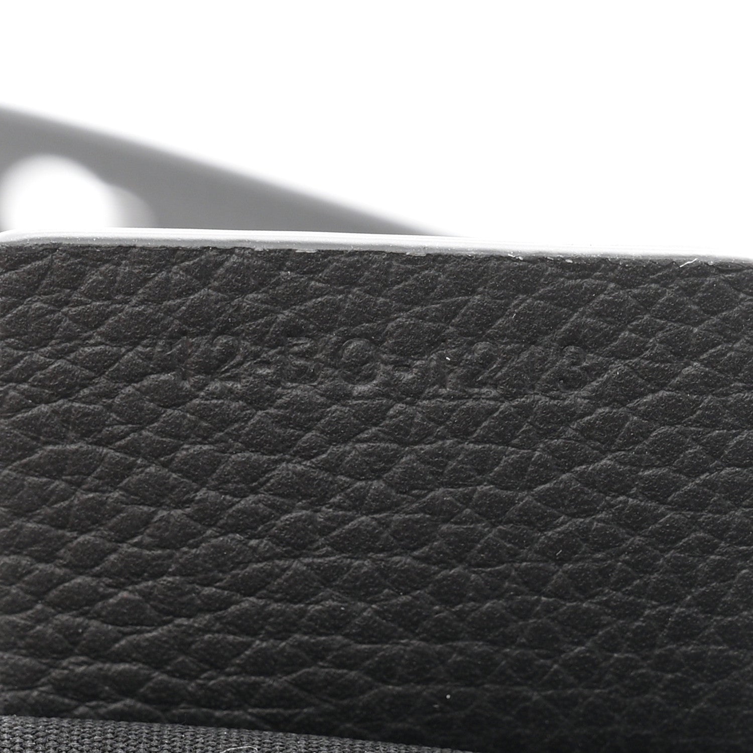 Grained Calfskin Oblique Mini Saddle Messenger Bag With Flap Beige Black