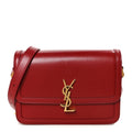 Box Calfskin Monogram Medium Solferino Satchel Rouge Opyum