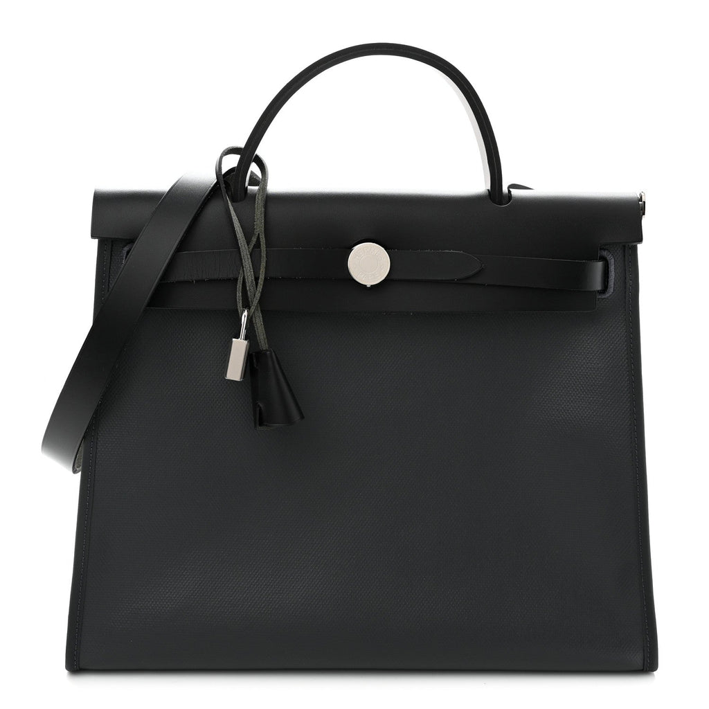 Toile H Berline Vache Hunter Herbag Zip PM 31 Ardoise Black Ecru