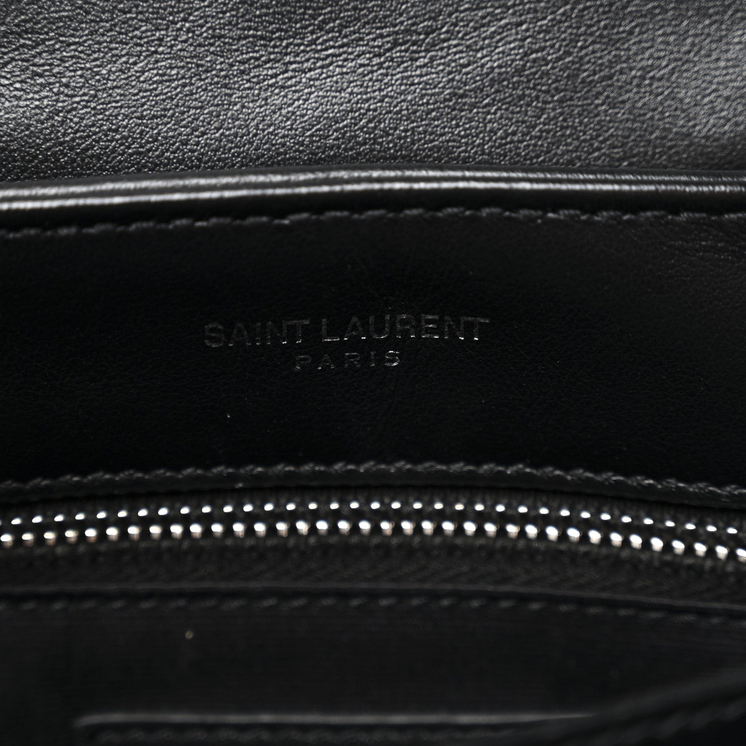 Calfskin Y Quilted Monogram Toy Loulou Crossbody Bag Black