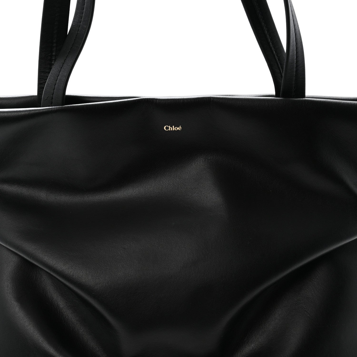 Calfskin Judy East West Tote Black