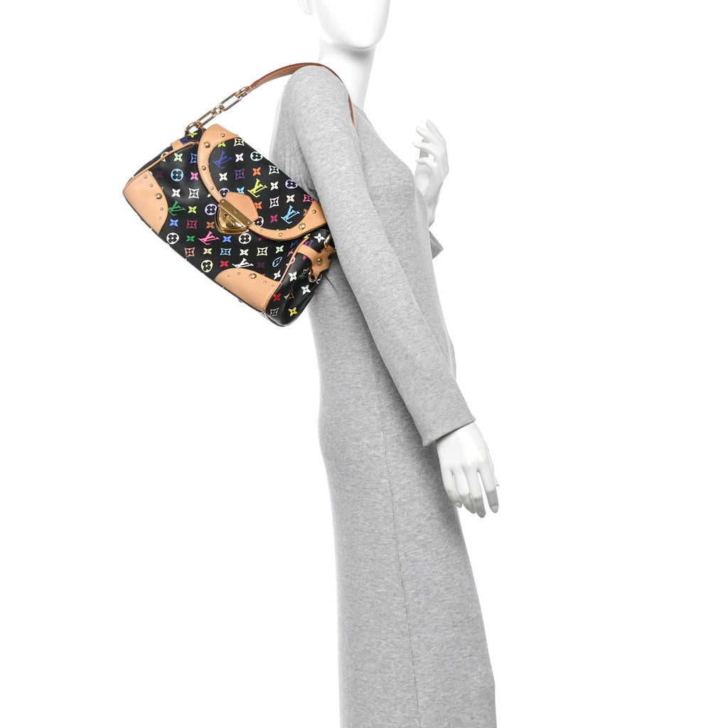 Monogram Multicolor Beverly MM Black
