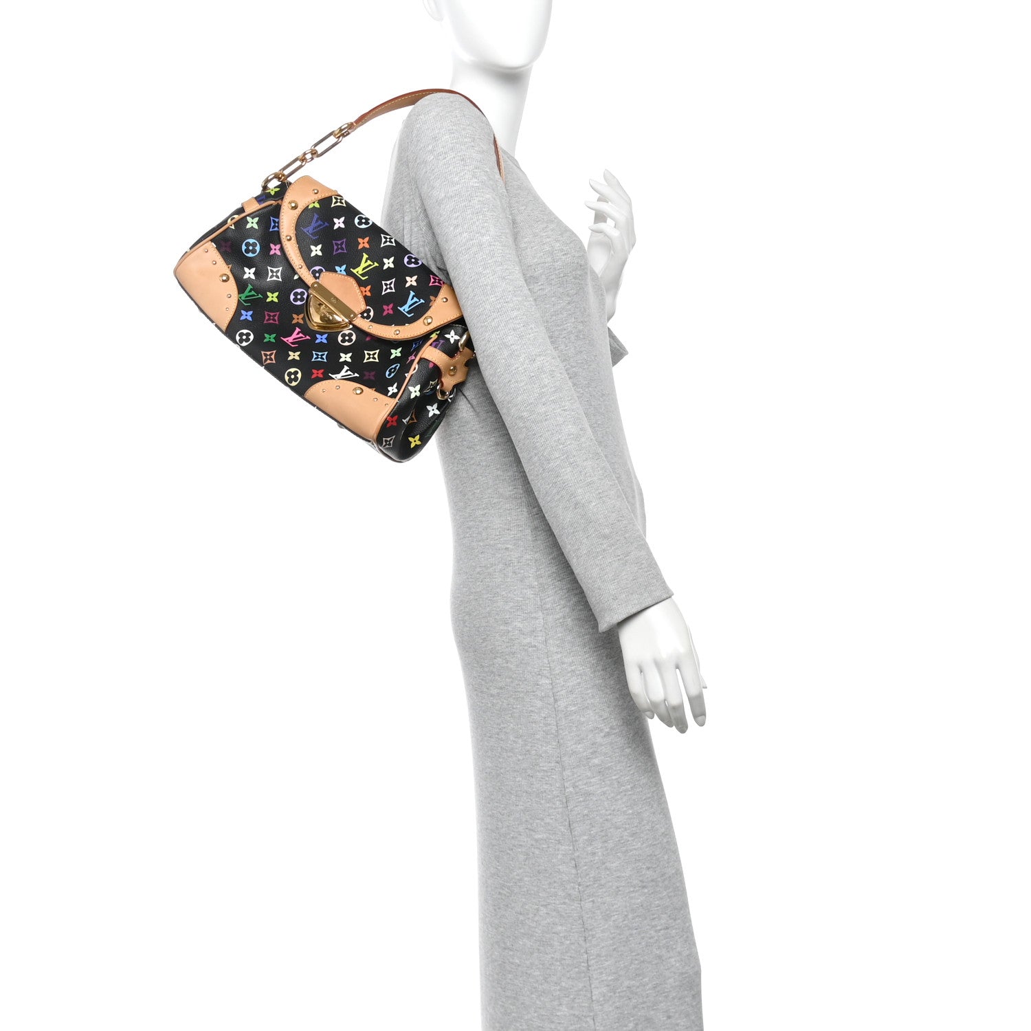 Monogram Multicolor Beverly MM Black