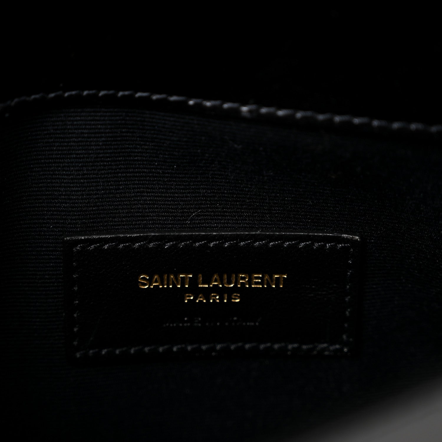 Smooth Shiny Calfskin Monogram Uptown Pouch Black