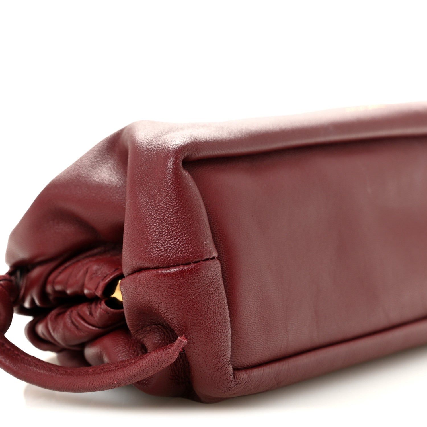 Lambskin Mini Cloud Clutch Pomegranate