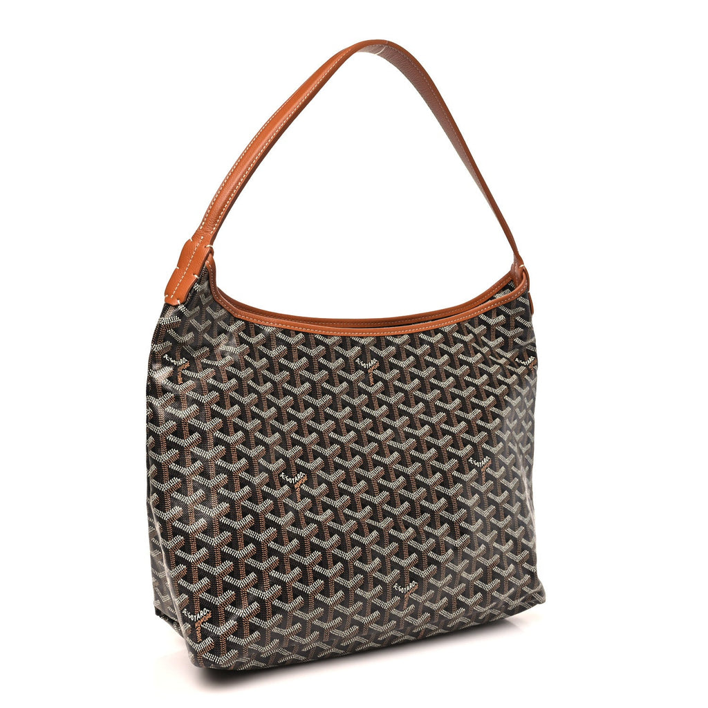 Goyardine Boheme Hobo Black Gold