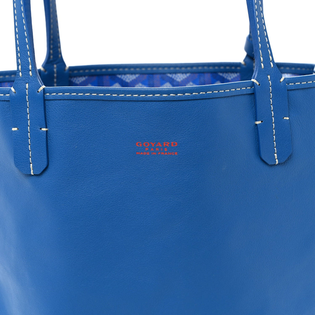 Goyardine Reversible Mini Anjou Sky Blue