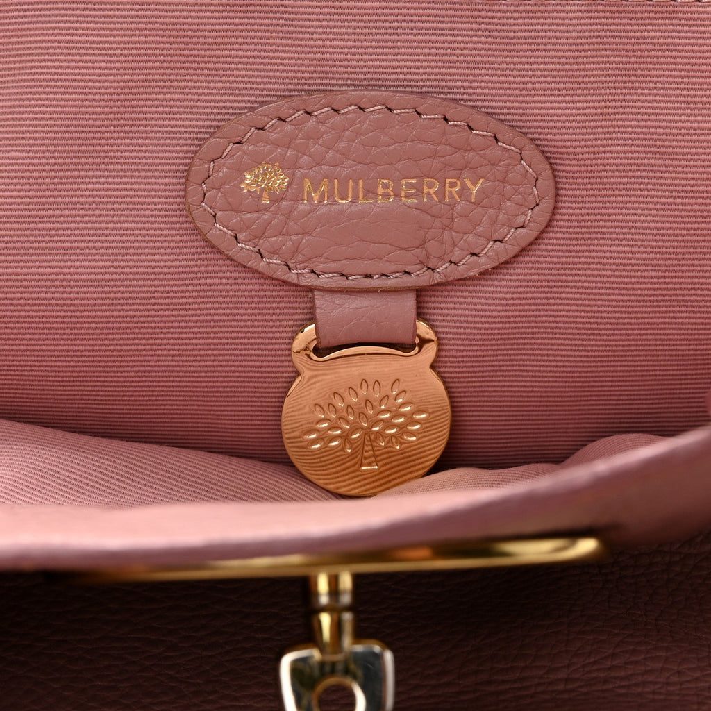 Classic Grain Calfskin Bayswater Powder Pink