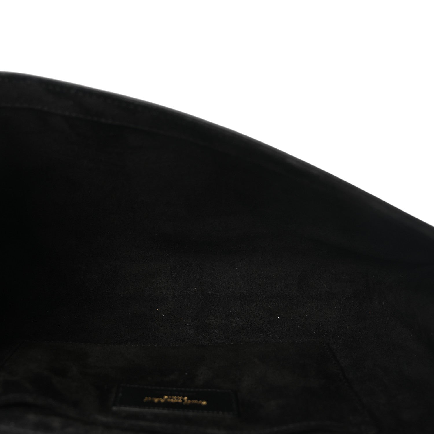 Calfskin Classic Y Ligne Clutch Black Black
