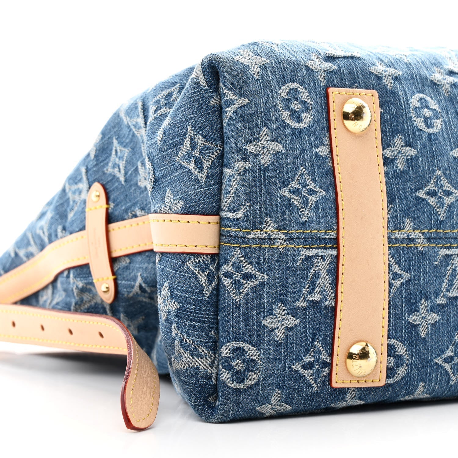 Monogram Denim CarryAll MM Blue