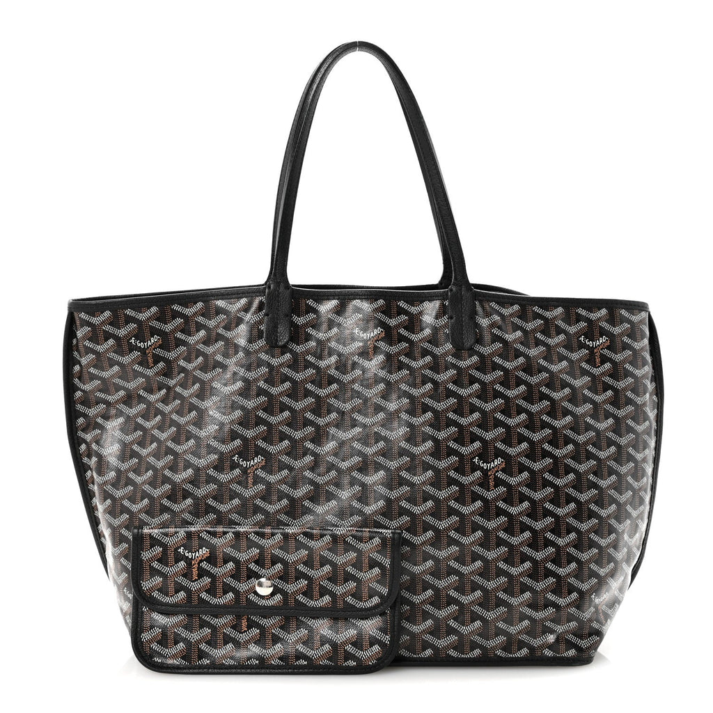 Goyardine Reversible Anjou PM Black Black