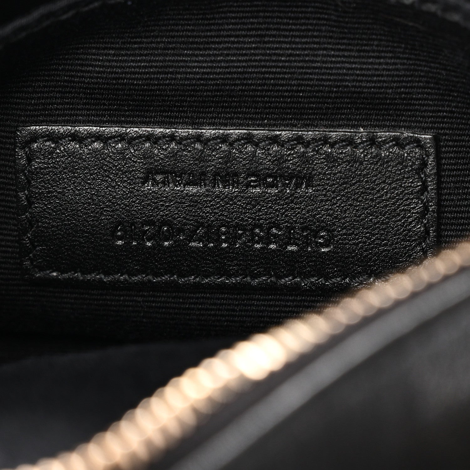 Calfskin Matelasse Monogram Lou Belt Bag Black